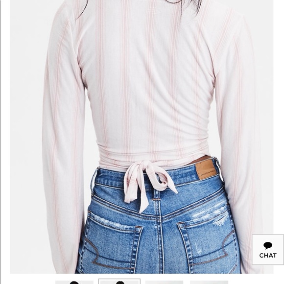 American Eagle wrap crop top - Picture 4 of 4
